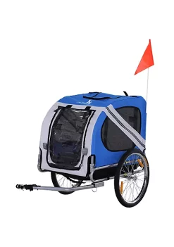 Aosom Dog Bike Trailer Pet Cart Bicycle Wagon Cargo Carrier Attachment for Travel with 3 Entrances Large Wheels for Off Road and Mesh Screen Light Blue / Grey 9 Aosom Dog Bike Trailer Pet Cart Bicycle Wagon Cargo Carrier Attachment for Travel with 3 Entrances Large Wheels for Off Road and Mesh Screen Light Blue / Grey -Cheap Altea Milano Shop Belk 1040