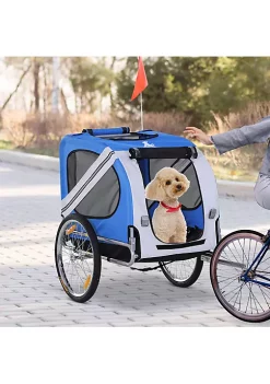 Aosom Dog Bike Trailer Pet Cart Bicycle Wagon Cargo Carrier Attachment for Travel with 3 Entrances Large Wheels for Off Road and Mesh Screen Light Blue / Grey 10 Aosom Dog Bike Trailer Pet Cart Bicycle Wagon Cargo Carrier Attachment for Travel with 3 Entrances Large Wheels for Off Road and Mesh Screen Light Blue / Grey -Cheap Altea Milano Shop Belk 1041