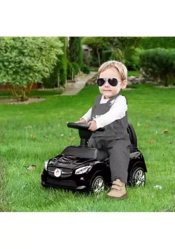 Aosom Kids Ride On Push Car Foot to Floor Sliding Toy Car for Toddler with Working Horn Music Headlights and Storage Black -Cheap Altea Milano Shop Belk 1118