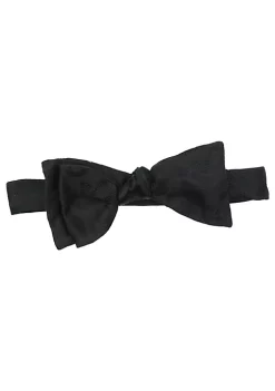 Altea Milano Men's Silk Paisley Hook Bow Tie