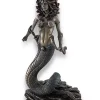 Veronese Design Bronzed Medusa with Double Snake Bow and Arrows Statue -Cheap Altea Milano Shop Belk 178