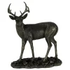 Veronese Design Bronze Finish Standing Deer 8 Point Buck Antlers Wildlife Animal Art Statue -Cheap Altea Milano Shop Belk 2