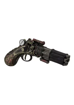 Veronese Design 6 Barrel Decorative Steampunk Pistol Statue