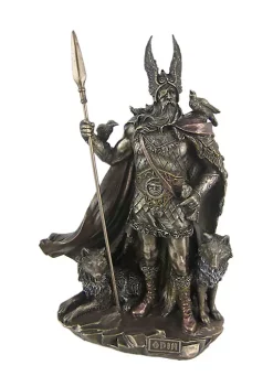 Veronese Design Norse God Odin Bronze Finish Statue Viking Pagan -Cheap Altea Milano Shop Belk 321