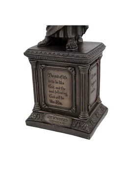 Veronese Design Bronze Finish Socrates Statue Philosophy -Cheap Altea Milano Shop Belk 336