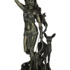 Veronese Design Artemis Goddess of Hunting and Wilderness Bronze Finished Statue -Cheap Altea Milano Shop Belk 337