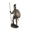Veronese Design Bronzed Spartan Warrior with Spear and Hoplite Shield Statue -Cheap Altea Milano Shop Belk 345