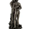 Veronese Design The Lovers Bronze Finished Loving Touching Couple Nude Statue -Cheap Altea Milano Shop Belk 357