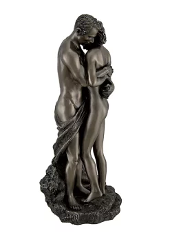 Veronese Design The Lovers Bronze Finished Loving Touching Couple Nude Statue -Cheap Altea Milano Shop Belk 359