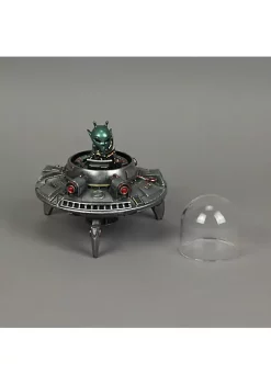 Veronese Design Luminescence Visitor UFO Flying Saucer Hand Painted Pewter Finish Statue -Cheap Altea Milano Shop Belk 378