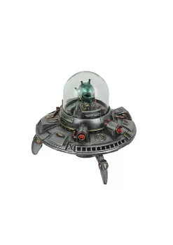 Veronese Design Luminescence Visitor UFO Flying Saucer Hand Painted Pewter Finish Statue -Cheap Altea Milano Shop Belk 380