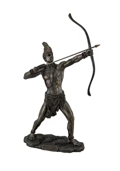 Veronese Design Bronzed Finish Ochosi Divine Hunter Orisha Statue -Cheap Altea Milano Shop Belk 394