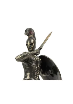 Veronese Design Trojan Hero Warrior Hector of Troy Holding Spear and Shield Tabletop Statue -Cheap Altea Milano Shop Belk 416