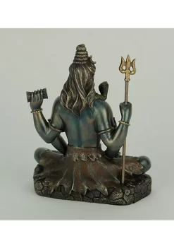 Veronese Design Hindu God Shiva Lord of Divine Energy Holding Trident and Damaru Statue -Cheap Altea Milano Shop Belk 430
