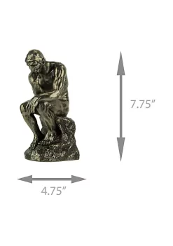 Veronese Design Rodin's The Thinker Inspired Decorative Statue -Cheap Altea Milano Shop Belk 435