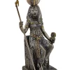 Veronese Design Egyptian Goddess Sekhmet Sitting on Throne Statue -Cheap Altea Milano Shop Belk 450