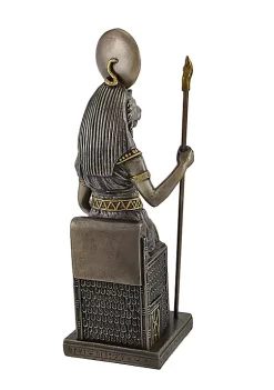 Veronese Design Egyptian Goddess Sekhmet Sitting on Throne Statue -Cheap Altea Milano Shop Belk 453