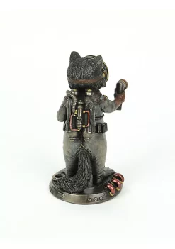 Veronese Design Bronze Finished Frogman Cadet Navy Diver Raccoon Statue -Cheap Altea Milano Shop Belk 50