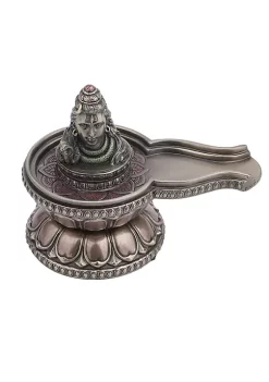 Veronese Design Bronze Finished Hindu Shiva Lingam Statue Shivling Idol Figure