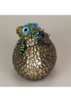 Veronese Design Bronze Finish Dragon Hatchling Figurine with Hand Painted Color Accents -Cheap Altea Milano Shop Belk 540
