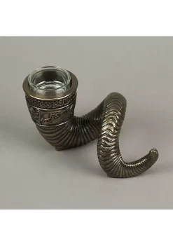 Veronese Design Nordic Viking Ram Horn Bronze Finished Tealight Candle Holder -Cheap Altea Milano Shop Belk 565