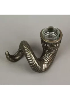 Veronese Design Nordic Viking Ram Horn Bronze Finished Tealight Candle Holder -Cheap Altea Milano Shop Belk 566