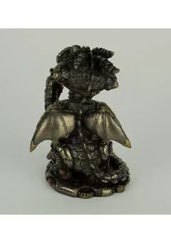 Veronese Design Cast Bronze Steampunk Tinkerer Dragon Figurine Mechanical Builder Sci-Fi Decor -Cheap Altea Milano Shop Belk 572