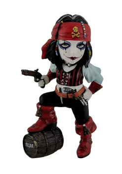 Veronese Design Cosplay Pirate Girl w/ Barrel of Rum Statue -Cheap Altea Milano Shop Belk 585