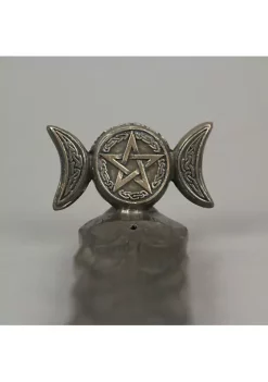 Veronese Design Triple Moon Pentacle Bronze Finished Stick Incense Burner Wiccan Pagan -Cheap Altea Milano Shop Belk 589