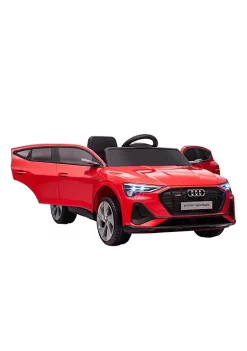 Aosom 12V Kids Electric Ride On Audie Sports Car Battery Powered Toy w/ Parent Remote Control Safety Belt LED Lights Music and Horn for 3 5 Years Old Red -Cheap Altea Milano Shop Belk 617