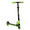 Aosom Aluminum Kids Kick Scooter Foldable Teens Ride On Toy with Adjustable Handlebar Rear Brake Green