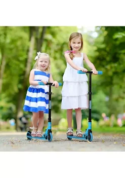 Aosom Aluminum Kids Kick Scooter Foldable Teens Ride On Toy with Adjustable Handlebar Rear Brake Blue -Cheap Altea Milano Shop Belk 634