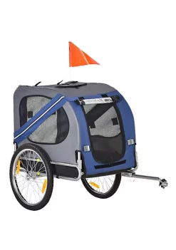 Aosom Dog Bike Trailer Pet Cart Bicycle Wagon Cargo Carrier Attachment for Travel with 3 Entrances Large Wheels for Off Road and Mesh Screen Blue / Grey 9 Aosom Dog Bike Trailer Pet Cart Bicycle Wagon Cargo Carrier Attachment for Travel with 3 Entrances Large Wheels for Off Road and Mesh Screen Blue / Grey -Cheap Altea Milano Shop Belk 638