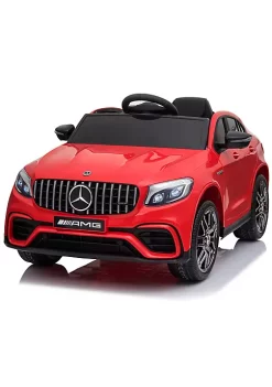 Aosom 12V Ride On Toy Car for Kids with Remote Control Mercedes Benz AMG GLC63S Coupe 2 Speed with Music Electric Light Red -Cheap Altea Milano Shop Belk 650
