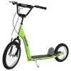 Aosom Youth Scooter Kick Scooter for Kids 5+ with Adjustable Handlebar Front and Rear Dual Brakes Inflatable Wheels Green -Cheap Altea Milano Shop Belk 661