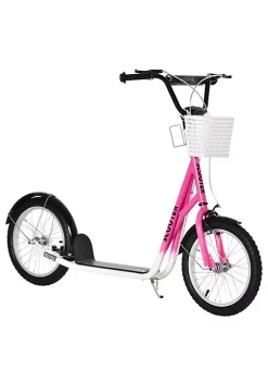 Aosom Youth Scooter Kick Scooter with Adjustable Handlebars Double Brakes 16" Inflatable Rubber Tires Basket Cupholder Mudguard Ages 5 12 years old Pink 11 Aosom Youth Scooter Kick Scooter with Adjustable Handlebars Double Brakes 16" Inflatable Rubber Tires Basket Cupholder Mudguard Ages 5 12 years old Pink -Cheap Altea Milano Shop Belk 670