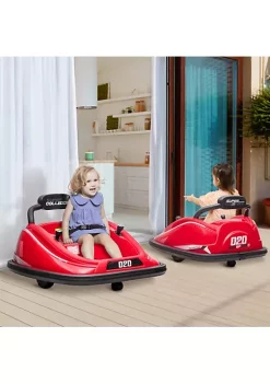 Aosom 12V Kids Bumper Car 360 degree Rotation Electric Ride On Car Twins Motor Battery Powered Toy w/ Parent Remote Control Safety Belt Colorful LED Lights for Boys and Girls Red -Cheap Altea Milano Shop Belk 698