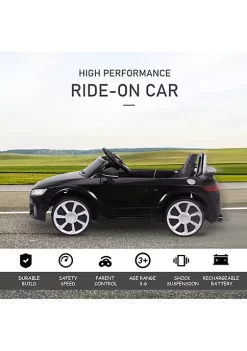 Aosom 6V Kids Electric Ride On Car Licensed Audi TT RS with One Seat and Remote Control for Kids 3 6 Years Old Black -Cheap Altea Milano Shop Belk 709
