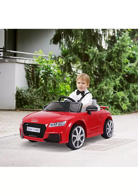 Aosom 6V Kids Electric Ride On Car Licensed Audi TT RS with One Seat and Remote Control for Kids 3 6 Years Old Red 4 Aosom 6V Kids Electric Ride On Car Licensed Audi TT RS with One Seat and Remote Control for Kids 3 6 Years Old Red - Image 2