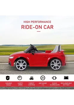 Aosom 6V Kids Electric Ride On Car Licensed Audi TT RS with One Seat and Remote Control for Kids 3 6 Years Old Red 10 Aosom 6V Kids Electric Ride On Car Licensed Audi TT RS with One Seat and Remote Control for Kids 3 6 Years Old Red -Cheap Altea Milano Shop Belk 714