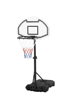 Aosom Mini Basketball Hoop System Stand Goal Portable Adjustable Height 3' 4' 30" Backboard