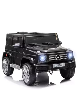 Aosom 12V Mercedes Benz G500 Battery Kids Ride On Car with Remote Control Bright Headlights and Working Suspension