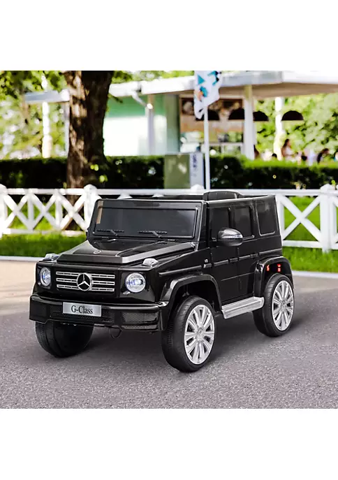 Aosom 12V Mercedes Benz G500 Battery Kids Ride On Car with Remote Control Bright Headlights and Working Suspension 4 Aosom 12V Mercedes Benz G500 Battery Kids Ride On Car with Remote Control Bright Headlights and Working Suspension - Image 2