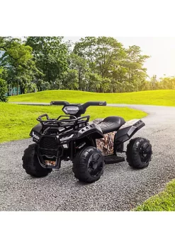 Aosom Kids Ride on ATV Four Wheeler Car with Real Working Headlights 6V Battery Powered Motorcycle for 18 36 Months Black -Cheap Altea Milano Shop Belk 766
