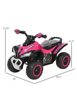 Aosom NO Power Ride on Car for Kids 4 Wheel Foot to Floor Sliding Walking Push Along ATV Toy for 18 36 Months Pink -Cheap Altea Milano Shop Belk 857