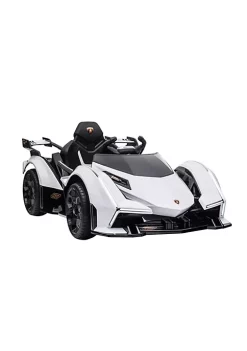 Aosom Kids Ride On Sports Car 12V Battery Powered Electric Toy w/ Parent Remote Control Bluetooth Horn Music and LED Headlights Taillights for 3 6 Years Old White -Cheap Altea Milano Shop Belk 904