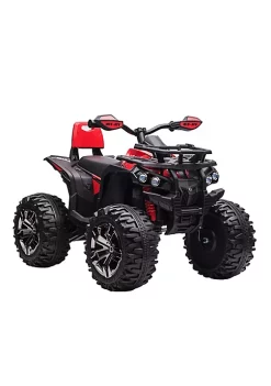 Aosom 12V Kids Ride on Four Wheeler ATV Toy Car with Music Realistic Headlights Wide Wheels Rechargeable Battery Poweredfor Boys and Girls Red -Cheap Altea Milano Shop Belk 919