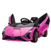 Aosom Lamborghini Licensed Kids Ride On Car 12V Battery Powered Electric Sports Car Toy with Remote Control Horn Music and Headlights for 3 5 Years Old Pink -Cheap Altea Milano Shop Belk 920