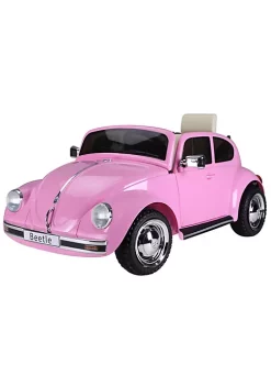 Aosom Licensed Volkswagen Beetle Electric Kids Ride On Car 6V Battery Powered Toy with Remote Control Music Horn Lights MP3 for 3 6 Years Old Pink -Cheap Altea Milano Shop Belk 934