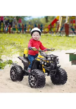 Aosom 12V Kids Ride on Four Wheeler ATV Toy Car with Music Realistic Headlights Wide Wheels Rechargeable Battery Powered for Boys and Girls Yellow 9 Aosom 12V Kids Ride on Four Wheeler ATV Toy Car with Music Realistic Headlights Wide Wheels Rechargeable Battery Powered for Boys and Girls Yellow -Cheap Altea Milano Shop Belk 952